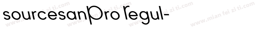 sourcesanPro Regul字体转换